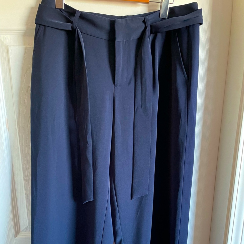 Culottes with tie waist